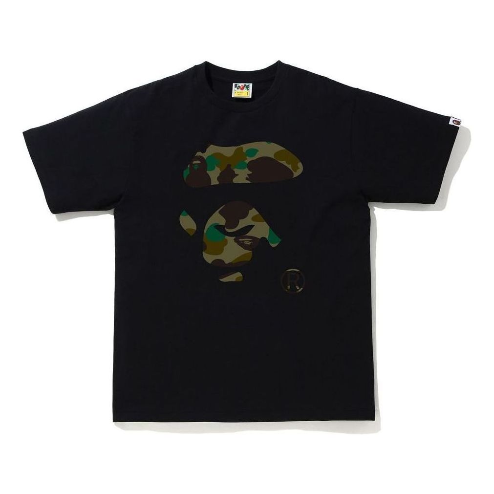 

Футболка A Bathing Ape 1st Camo Ape Face 'Black Green'