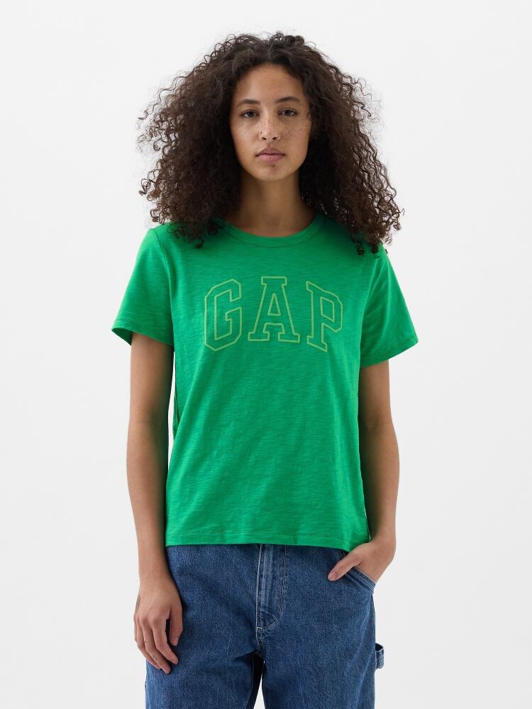 

Футболка с логотипом Gap, зеленый