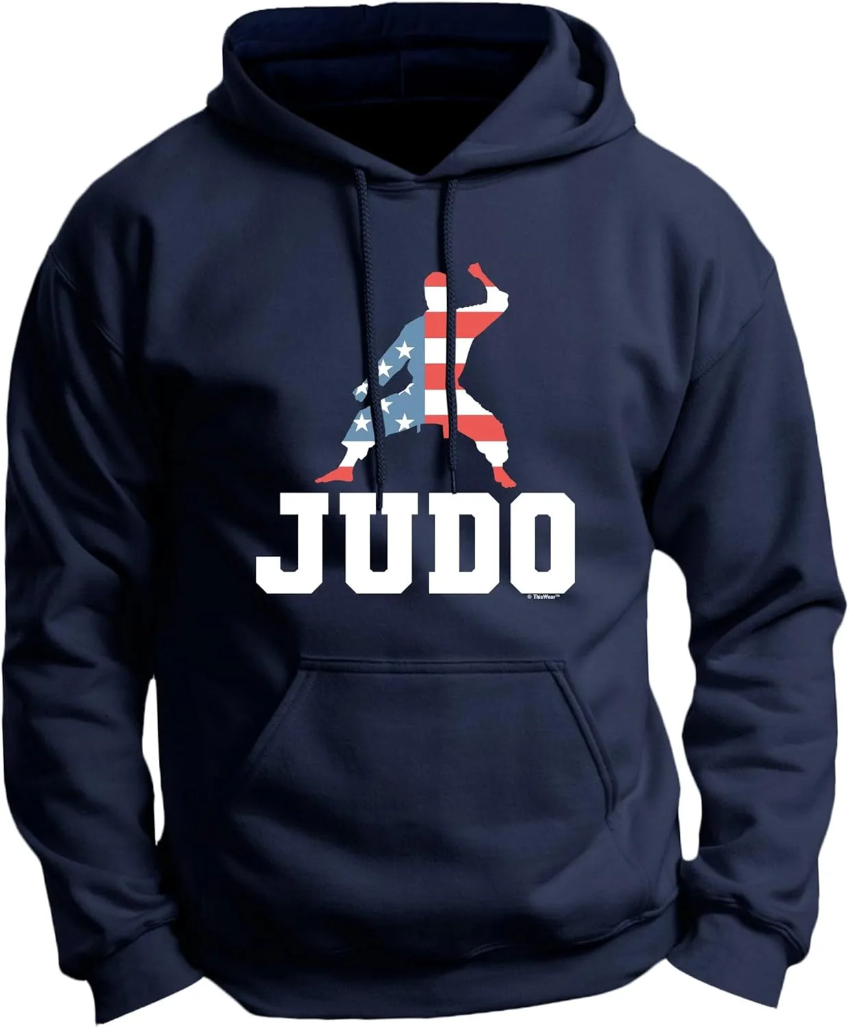 

ThisWear USA летняя спортивная толстовка с капюшоном и передним карманом