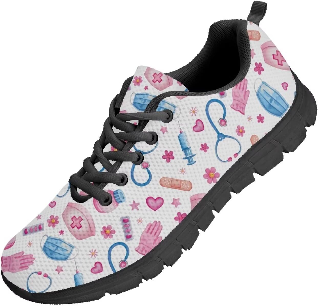 

Мужские кроссовки Funnydude Funny с принтом для тенниса, повседневная обувь для прогулок, легкие дышащие кеды, Medical