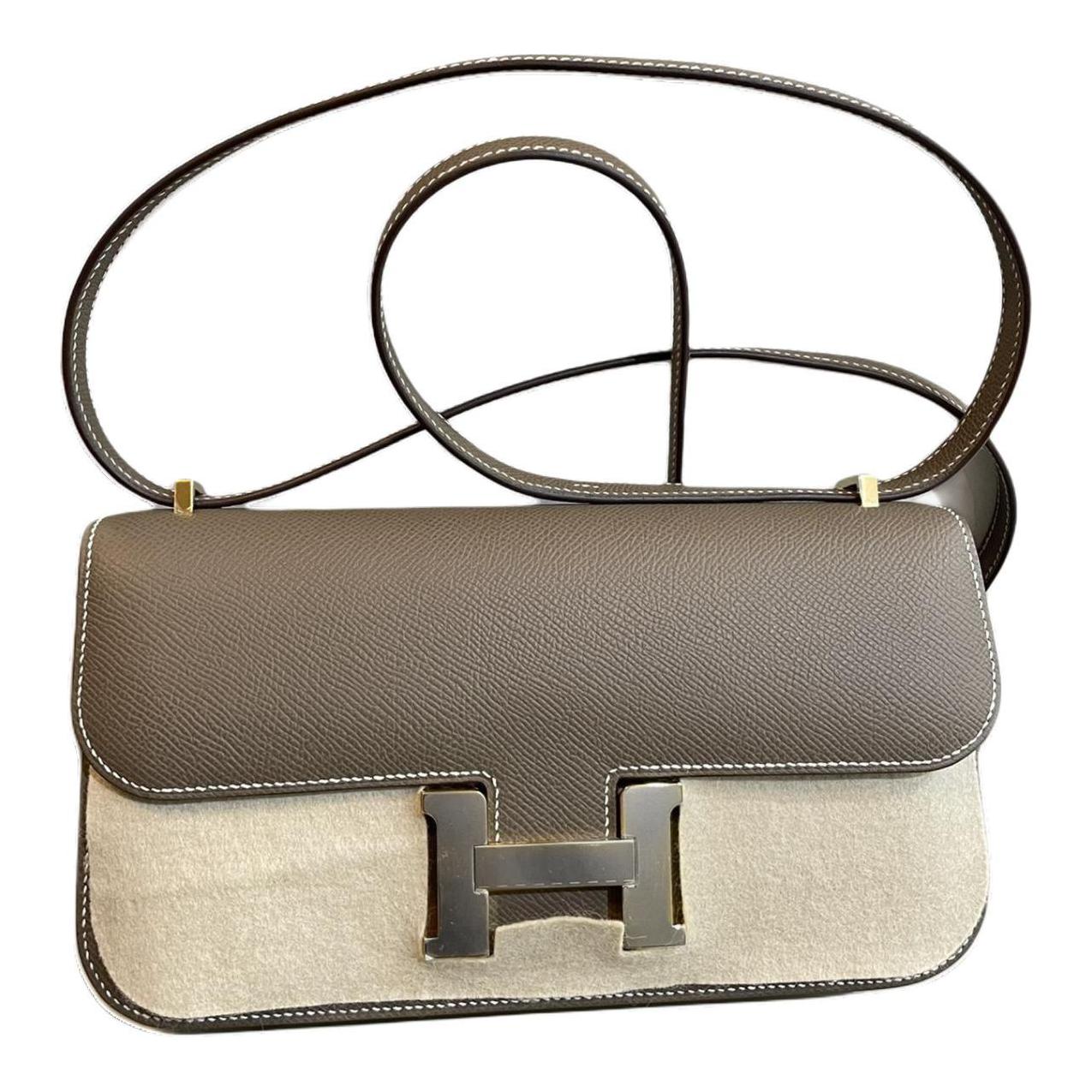 

Сумка через плечо Epsom Leather, Кроссбоди женская 18Etoupe Elephant Gray HERMES
