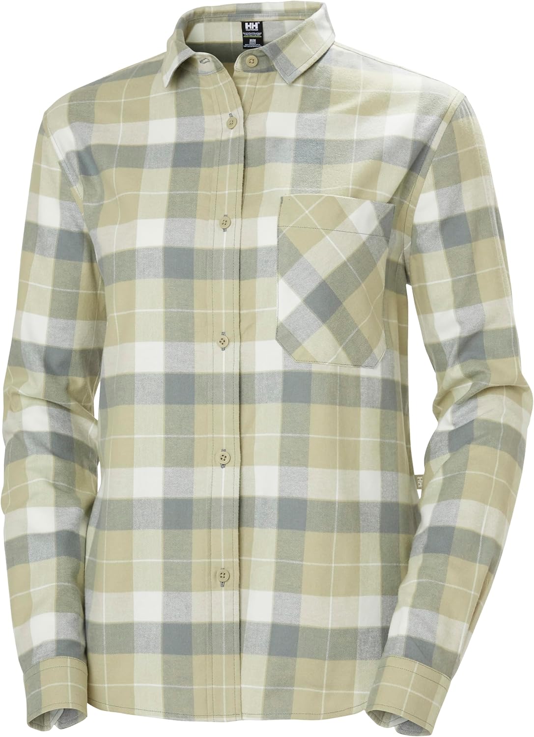 

Helly-Hansen W Lokka Flannel LS Shirt - женская фланелевая рубашка с длинным рукавом, мягкая и прочная, идеальна для активного отдыха и повседневной носки Helly Hansen, 463 Light Lav B