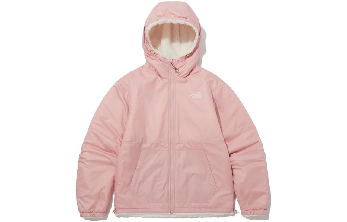 

Стеганая куртка унисекс розовая The North Face, розовый