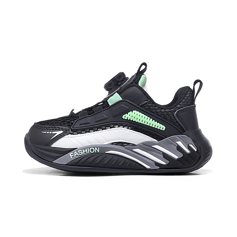 

Кроссовки детские с низким верхом, устойчивые к скольжению и износу QIUTEXIONG, зеленый