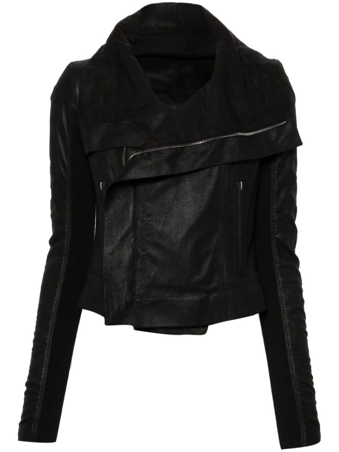 

Rick Owens кожаная байкерская куртка, черный
