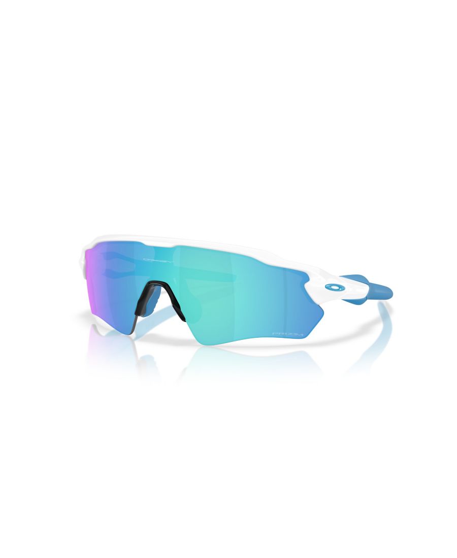 

Мужские прямоугольные солнцезащитные очки, Radar EV S Path OO9510 Oakley, Polished White - Blue