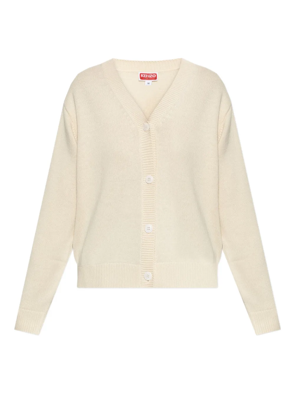 

Кардиган с вышитым тигром на пуговицах KENZO, нейтральный