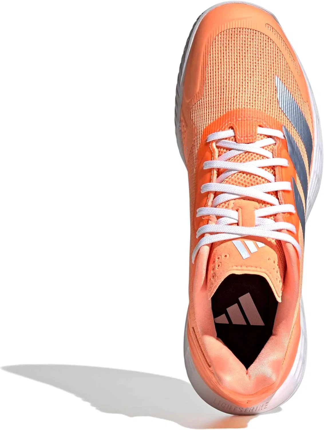 Кроссовки теннисные Adidas Defiant Speed 2, Beam Orange/White — фото 2