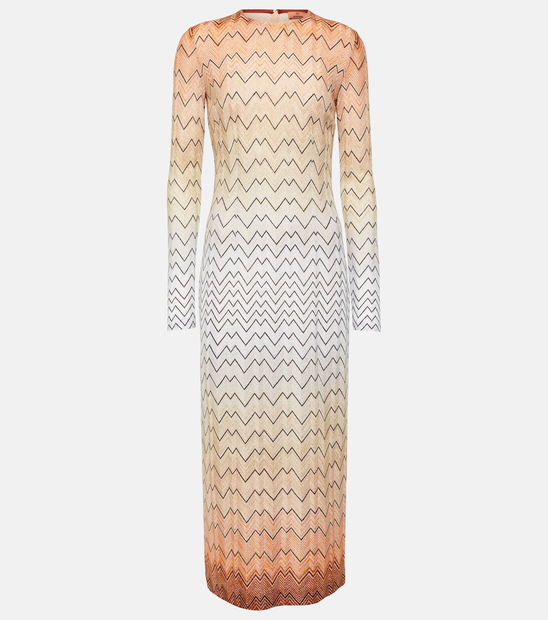 

Платье миди с зигзагом Missoni, мультиколор