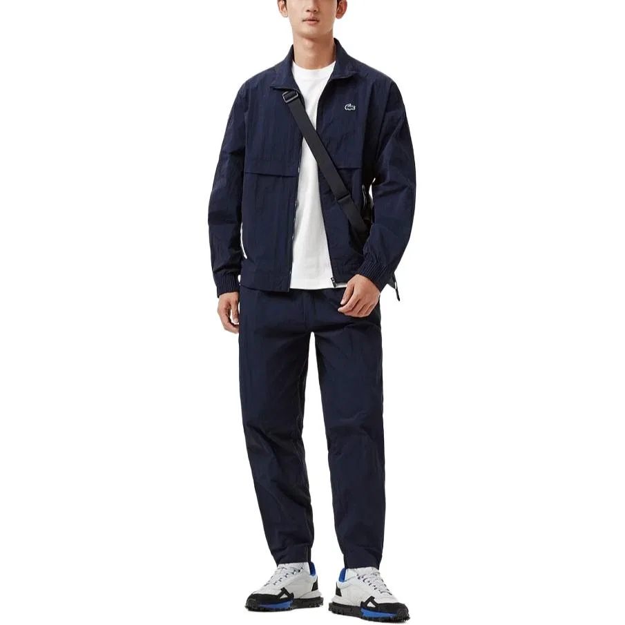 Комплект спортивной одежды для мужчин Djokovic Collaboration, 2 предмета LACOSTE, 166/Navy Blue-2-Piece Set — фото 4