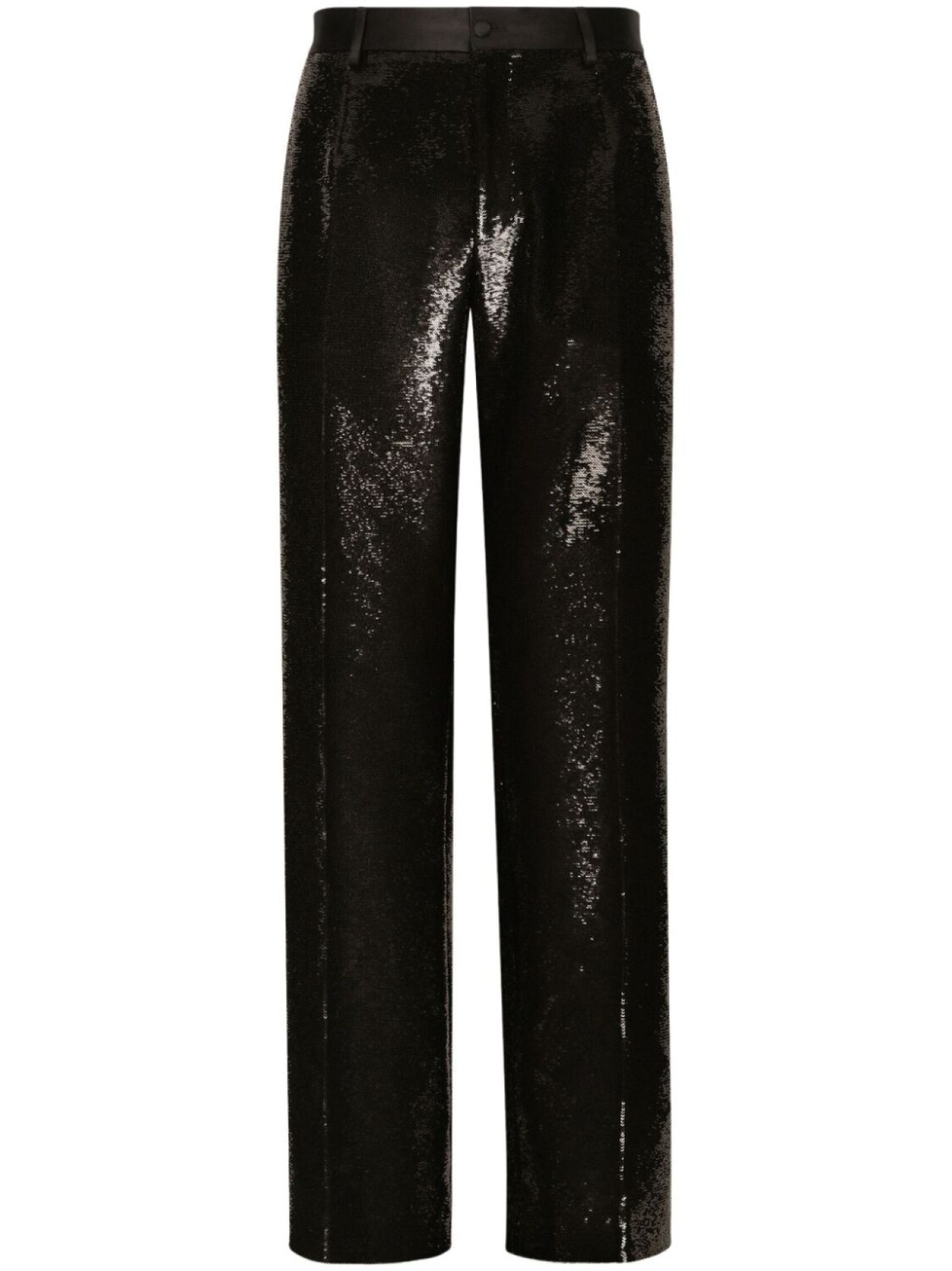 

Dolce & Gabbana прямые брюки со складками, черный