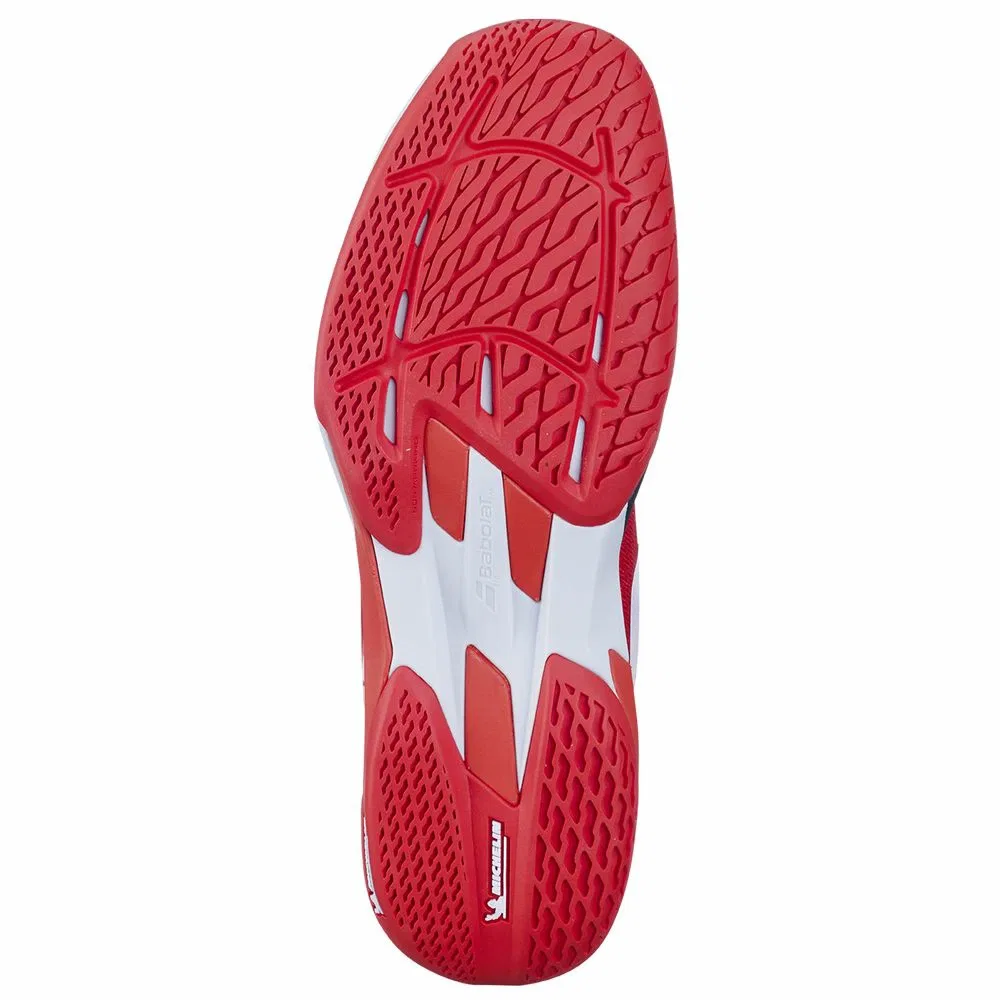 Унисекс теннисные кроссовки «Jet Mach 4 AC» от Babolat, Cherry T-Wh (5050) — фото 2