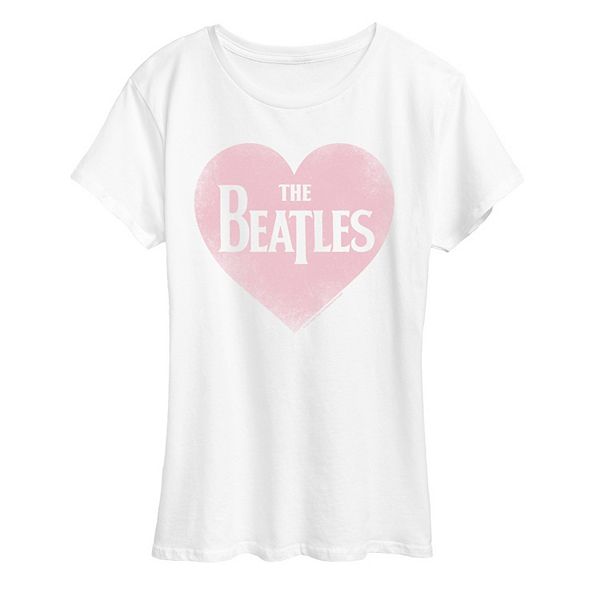 

Футболка женская the beatles heart с принтом Licensed Character