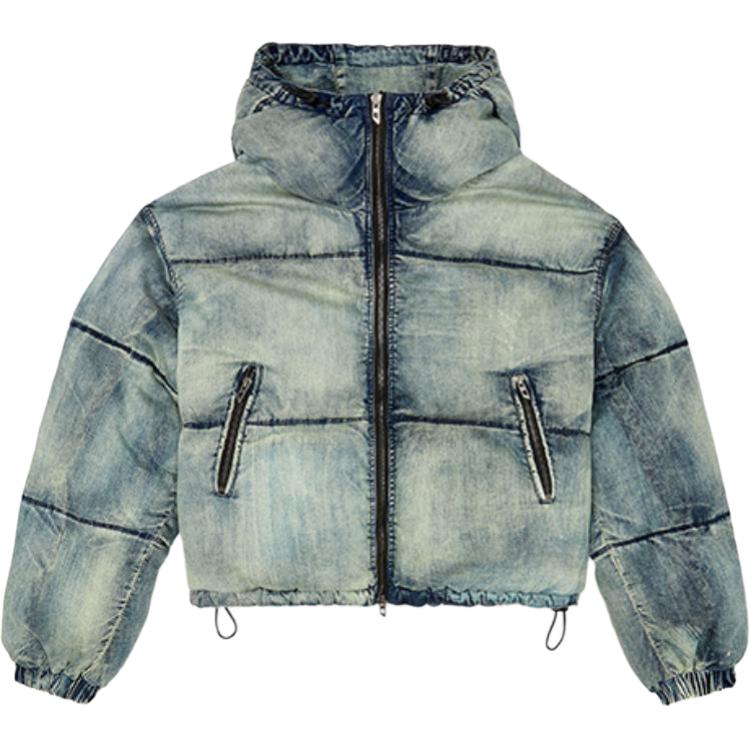 Женская укороченная пуховая куртка Diesel — фото 2