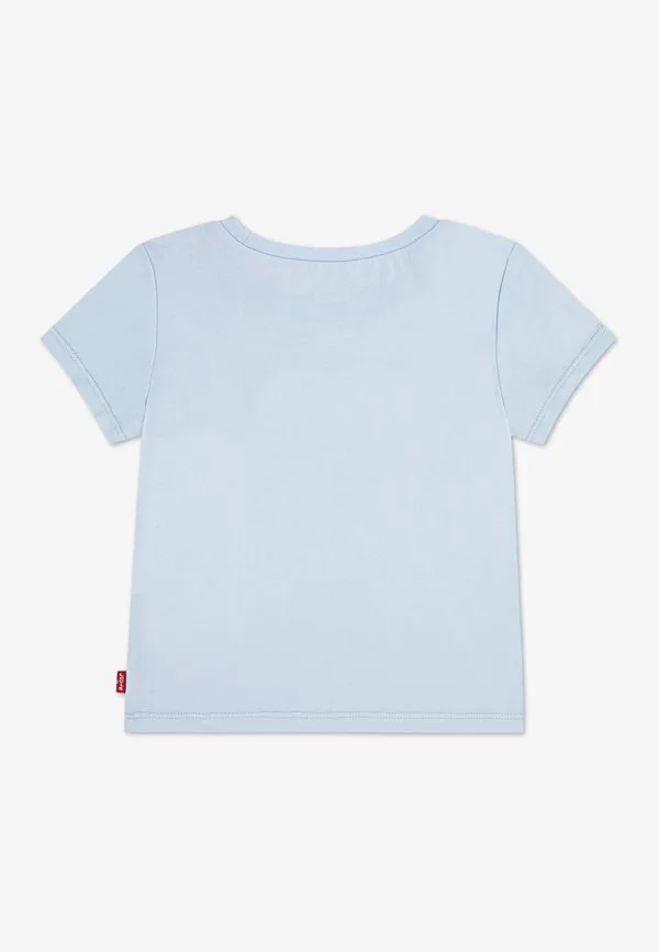 Футболка с принтом "крылья летучей мыши" Levi'S, Light Blue — фото 2