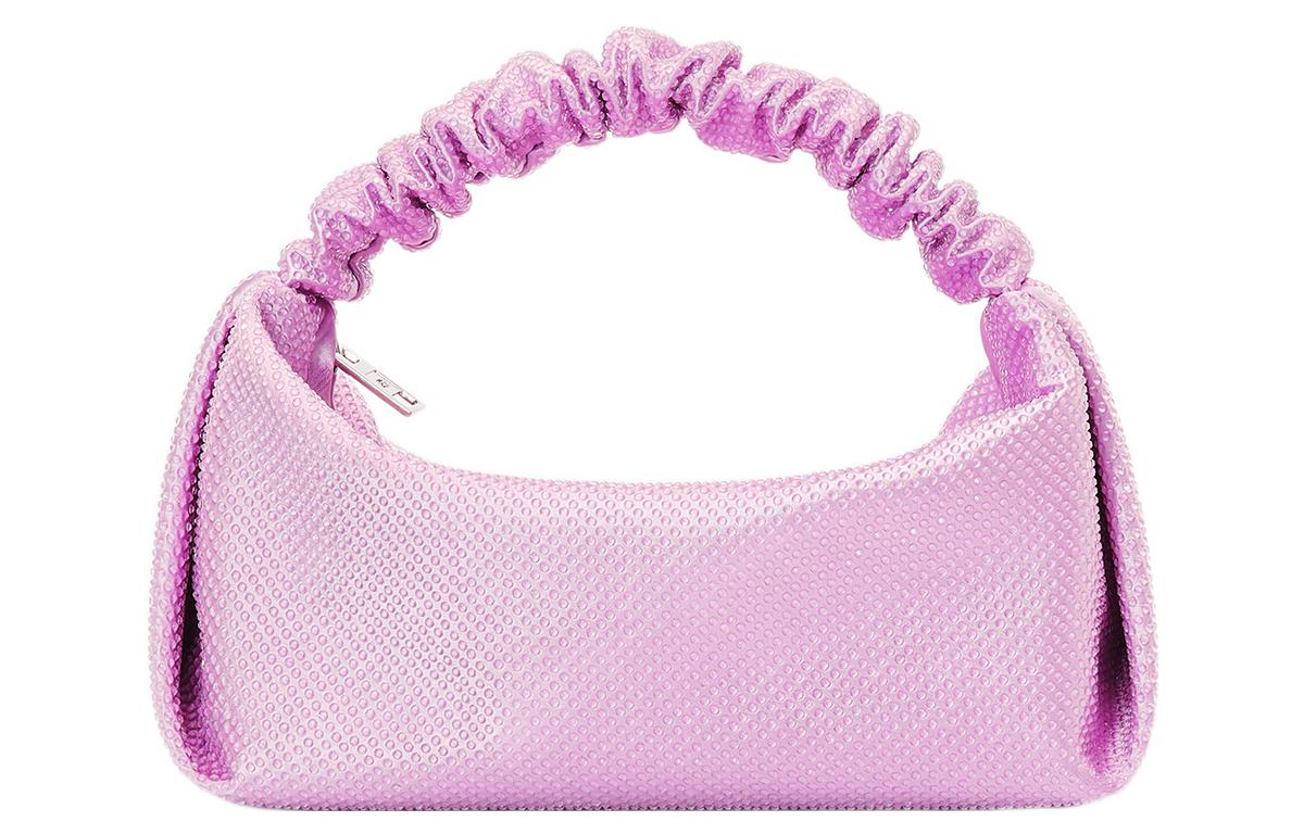 

Скрабчи Сумка Мини Женская Атласная Фиолетовая Alexander Wang