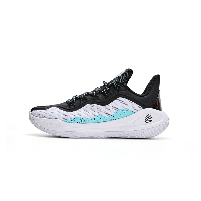 

Баскетбольные кроссовки Curry 11 Kids GS Low-top Under Armour, черный/белый