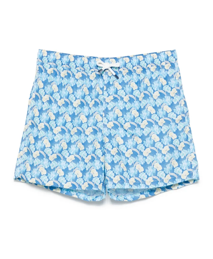 

Плавки из полиэстера с эластичным поясом Fedeli, синий