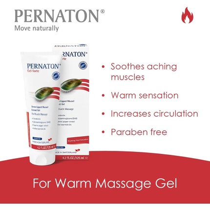 Гель для массажа мышц Doetsch Grether AG Farmalife PERNATON Gel Forte 125ml — фото 3