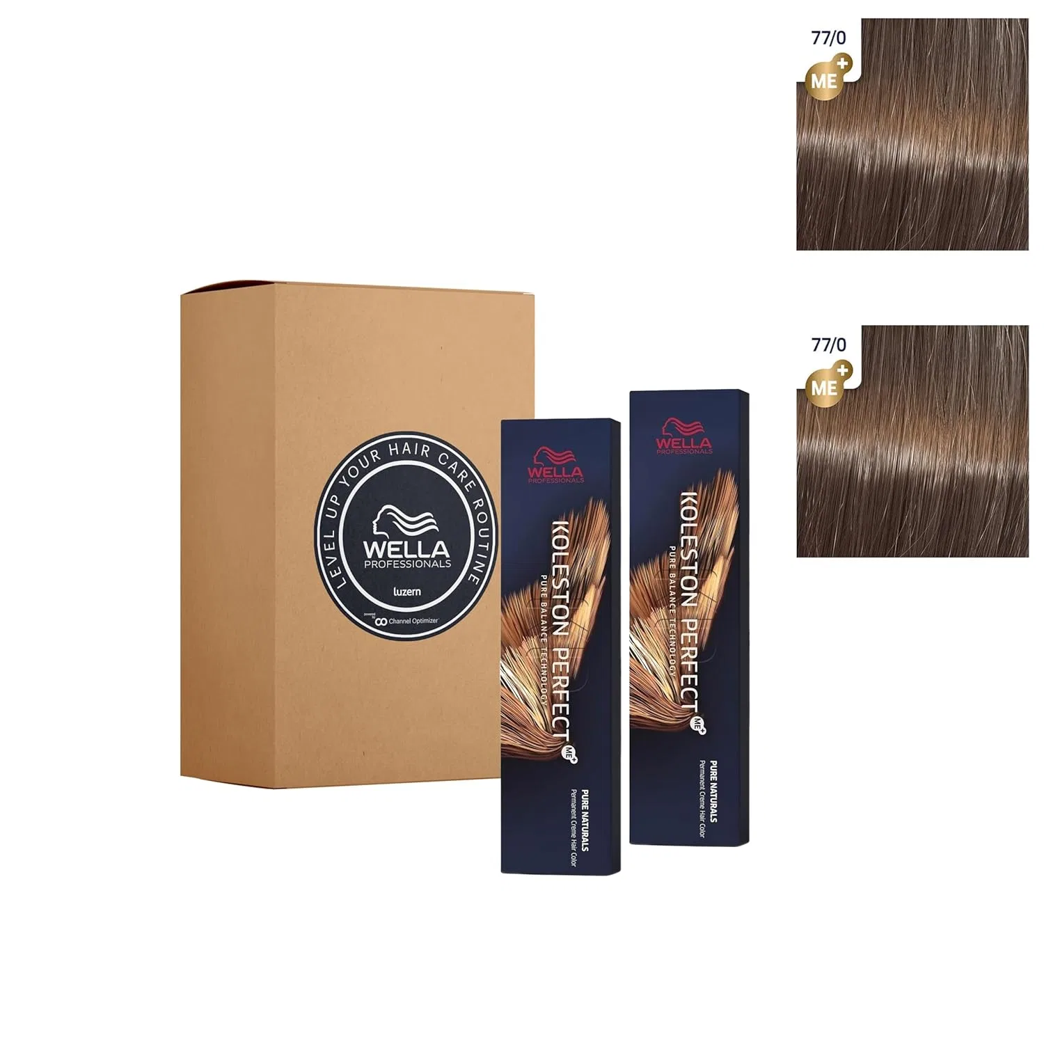 Стойкая краска для волос Wella Koleston Perfect ME+ Pure Naturals 77/0, 60 мл (2 шт.) Wella Professionals