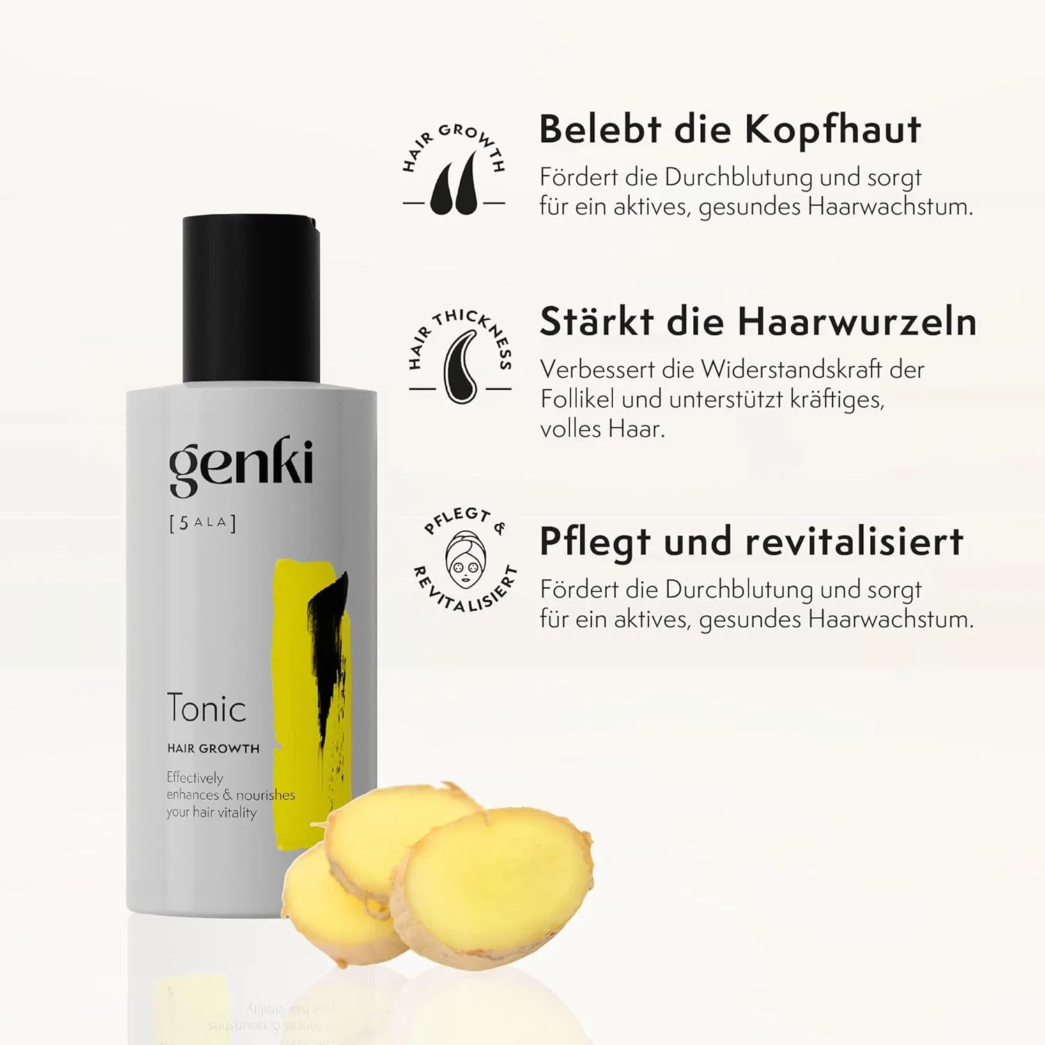 Тонизирующее средство для роста волос Growth Tonic (150 мл) Genki Haircare — фото 2
