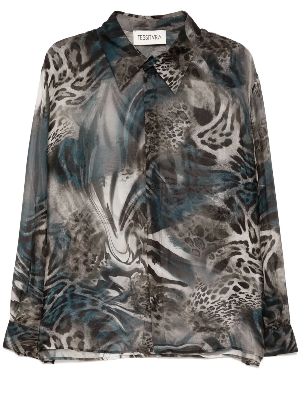 

Рубашка Tropical Breeze Tessitura Body Couture, серый