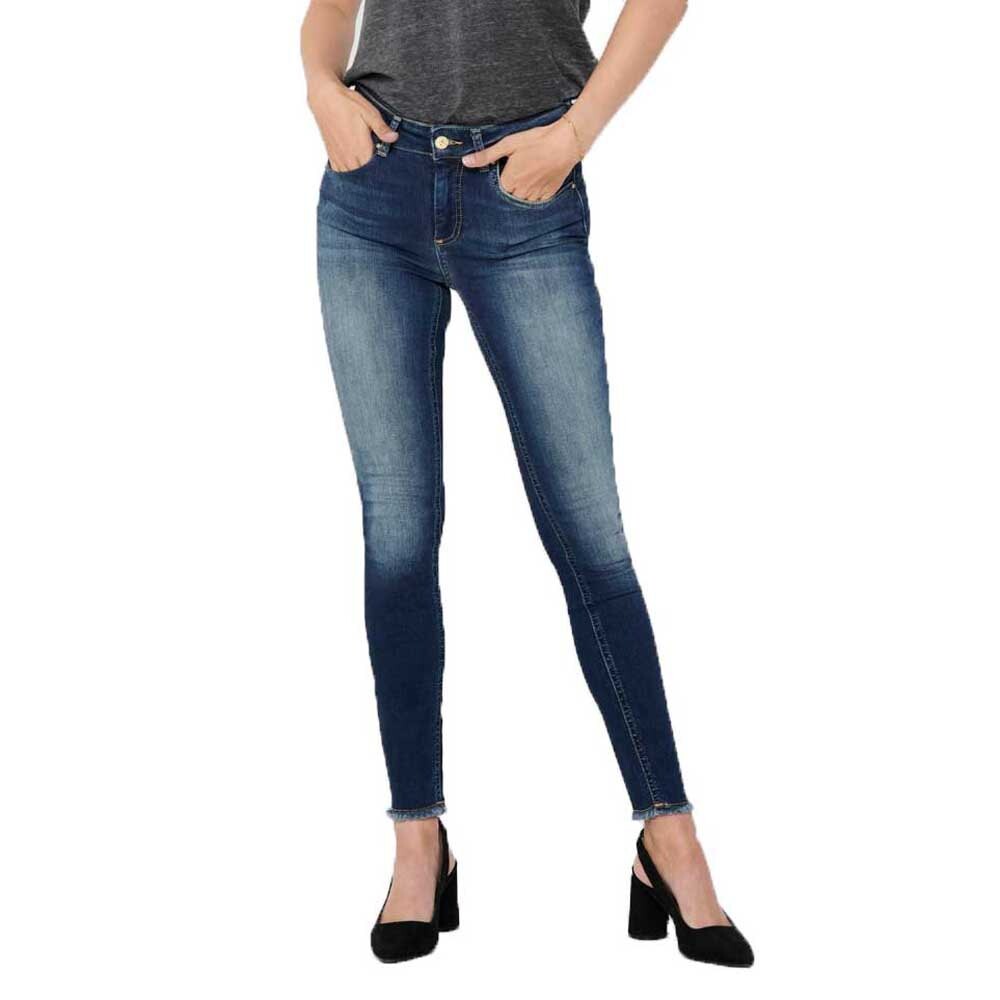 

Джинсы Only Blush Life Mid Waist Skinny Ankle, синий