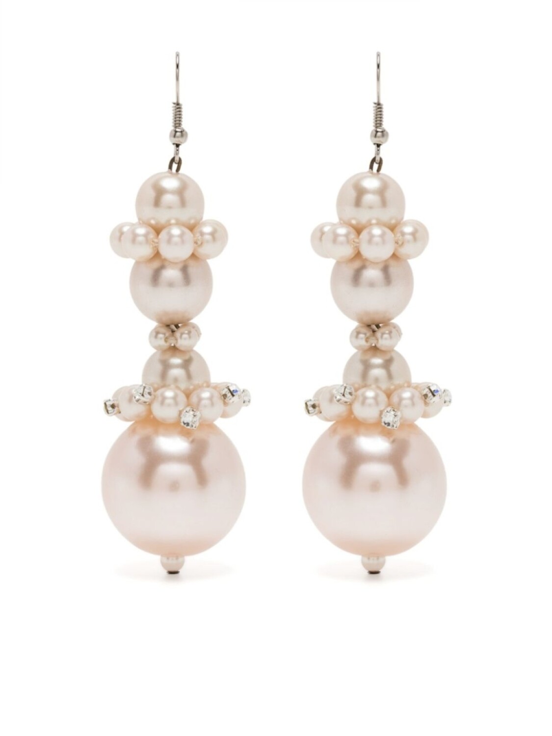 

Декорированные серьги Biyan, розовый