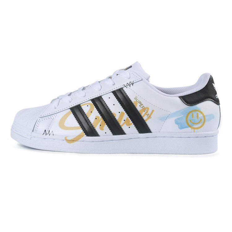 

Кроссовки для скейтбординга Superstar, унисекс, низкие, белый Adidas Originals