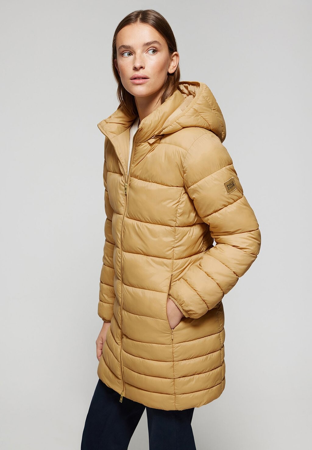 

Зимнее пальто ULTRALIGHT HOODED CORINNE Polo Club, коричневый