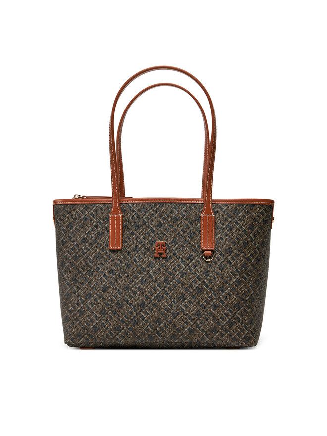 

Сумочка Th Monoplay Leather Mini Tote AW0AW17415 Tommy Hilfiger, черный