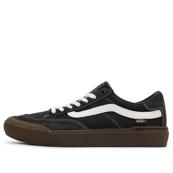 

Кроссовки berle low tops casual skateboarding shoes black brown Vans, черный