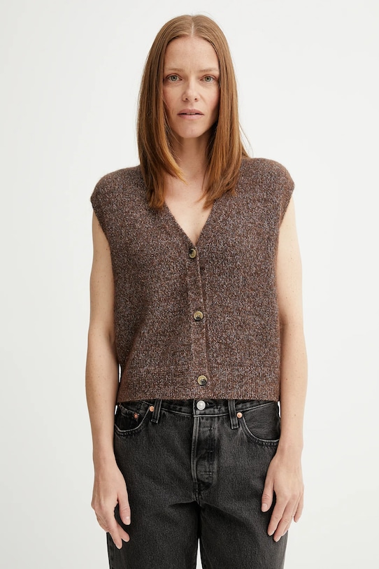 

Жилет с добавлением шерсти Marc O'Polo, коричневый