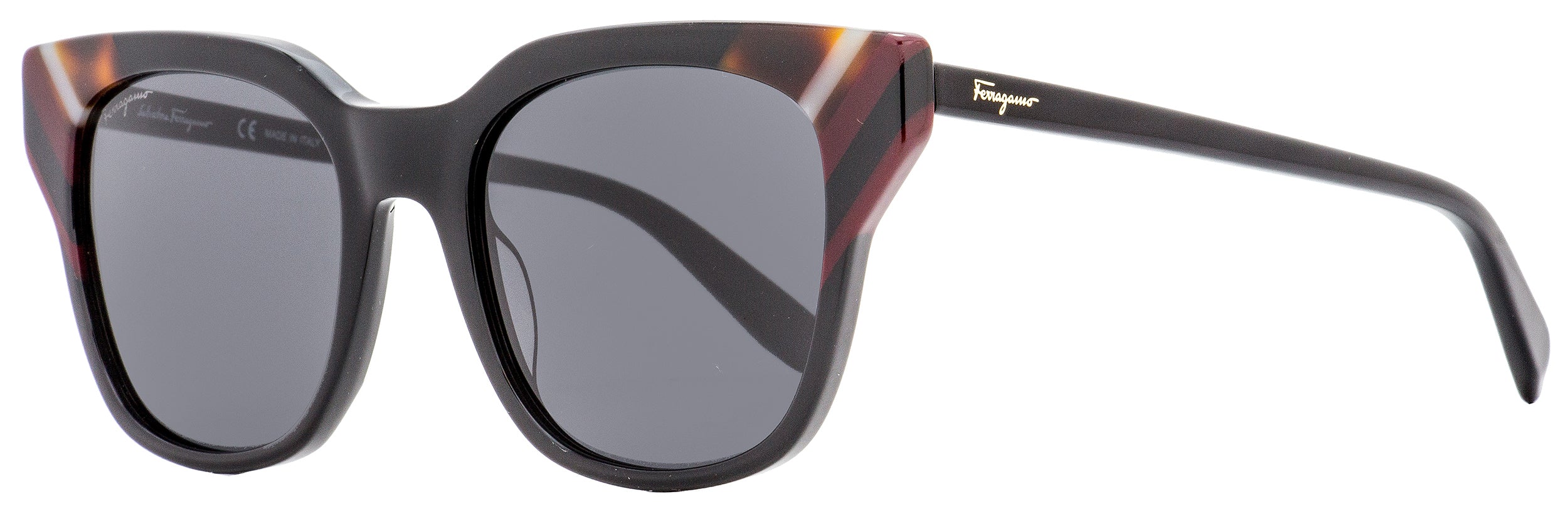 

Женские солнцезащитные очки Salvatore Ferragamo SF875S 001 Черный/Мульти 53 мм