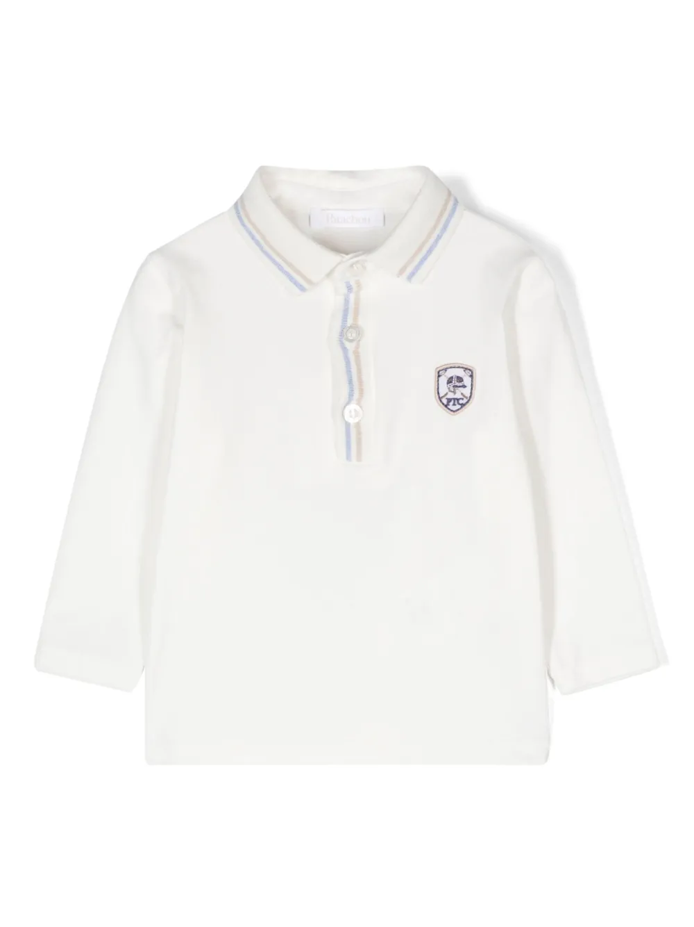 

Рубашка поло с нашивкой-логотипом Patachou, белый