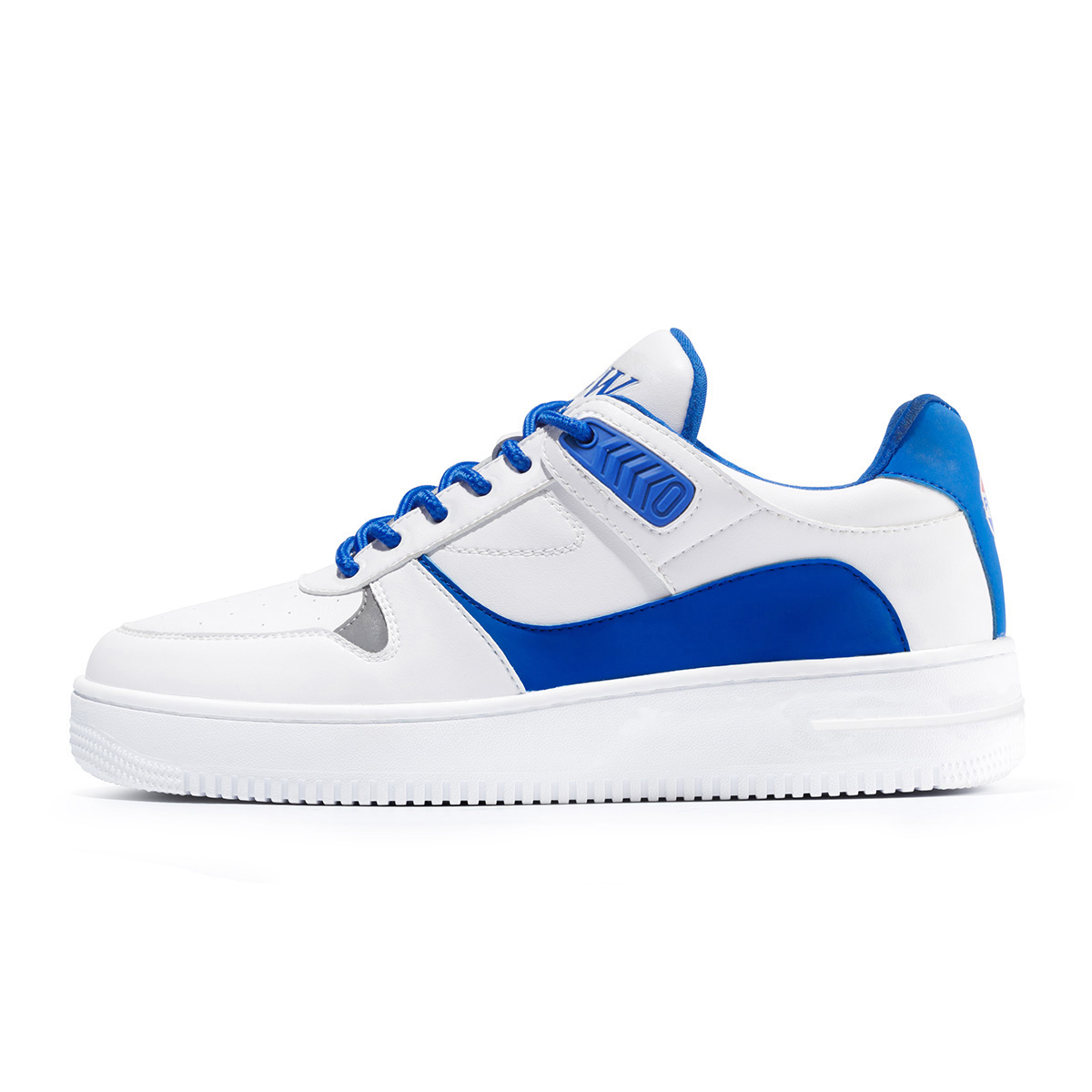 

JEANSWEST Унисекс скейтерские кеды бело-голубые, цвет White Blue