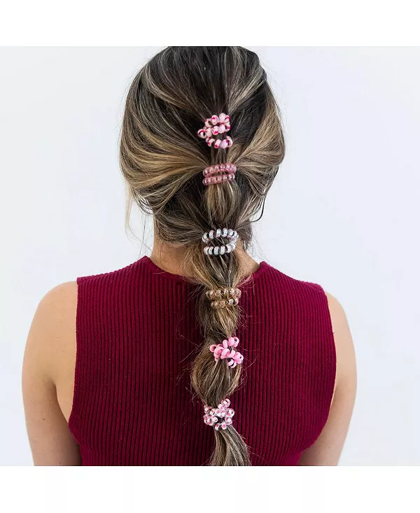 Набор резинок для волос - розовый для вечеринки Headbands Of Hope, pink — фото 3