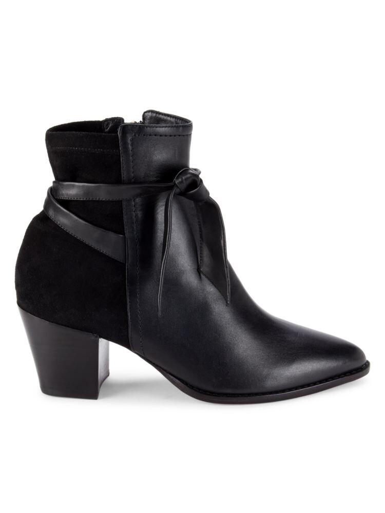 

Кожаные ботильоны Clarita на блочном каблуке Alexandre Birman, черный