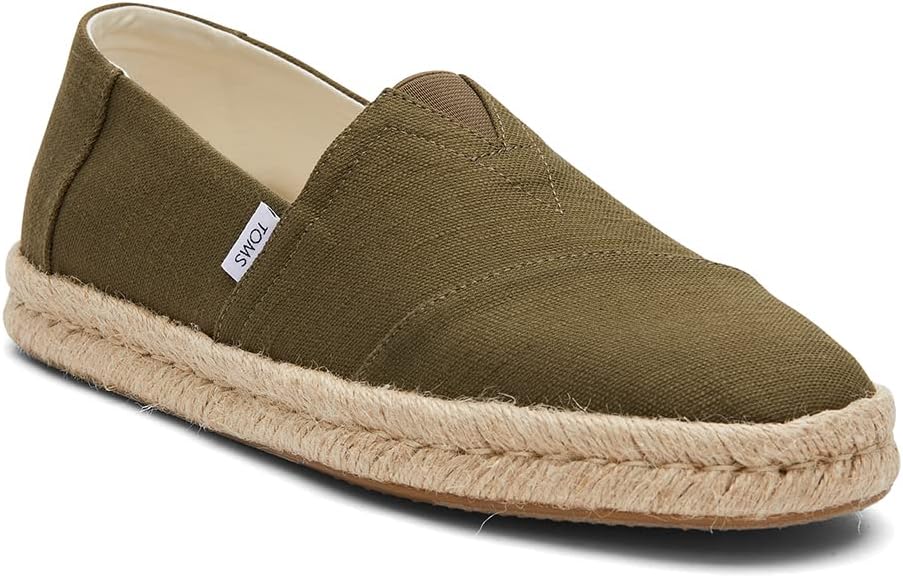 Мужские эспадрильи TOMS Alpargata Rp 2 с комфортной стелькой Cloudbound Foam, оливковый — фото 2
