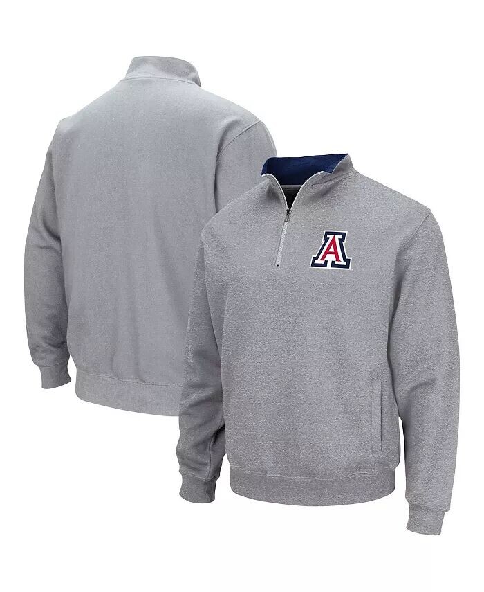 

Мужская серая толстовка Arizona Wildcats Tortugas Team Logo с застежкой-молнией на четверть длины Colosseum