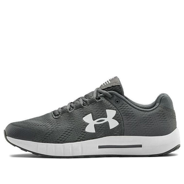 

Кроссовки micro g pursuit bp 'pitch grey white' Under Armour, серый