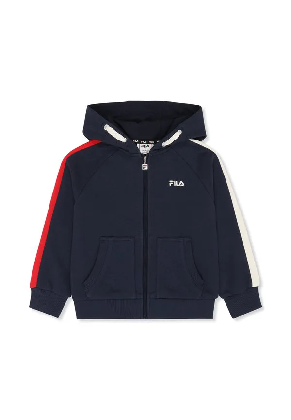 Одежда nugola обычная толстовка с капюшоном на молнии Fila, Black Iris