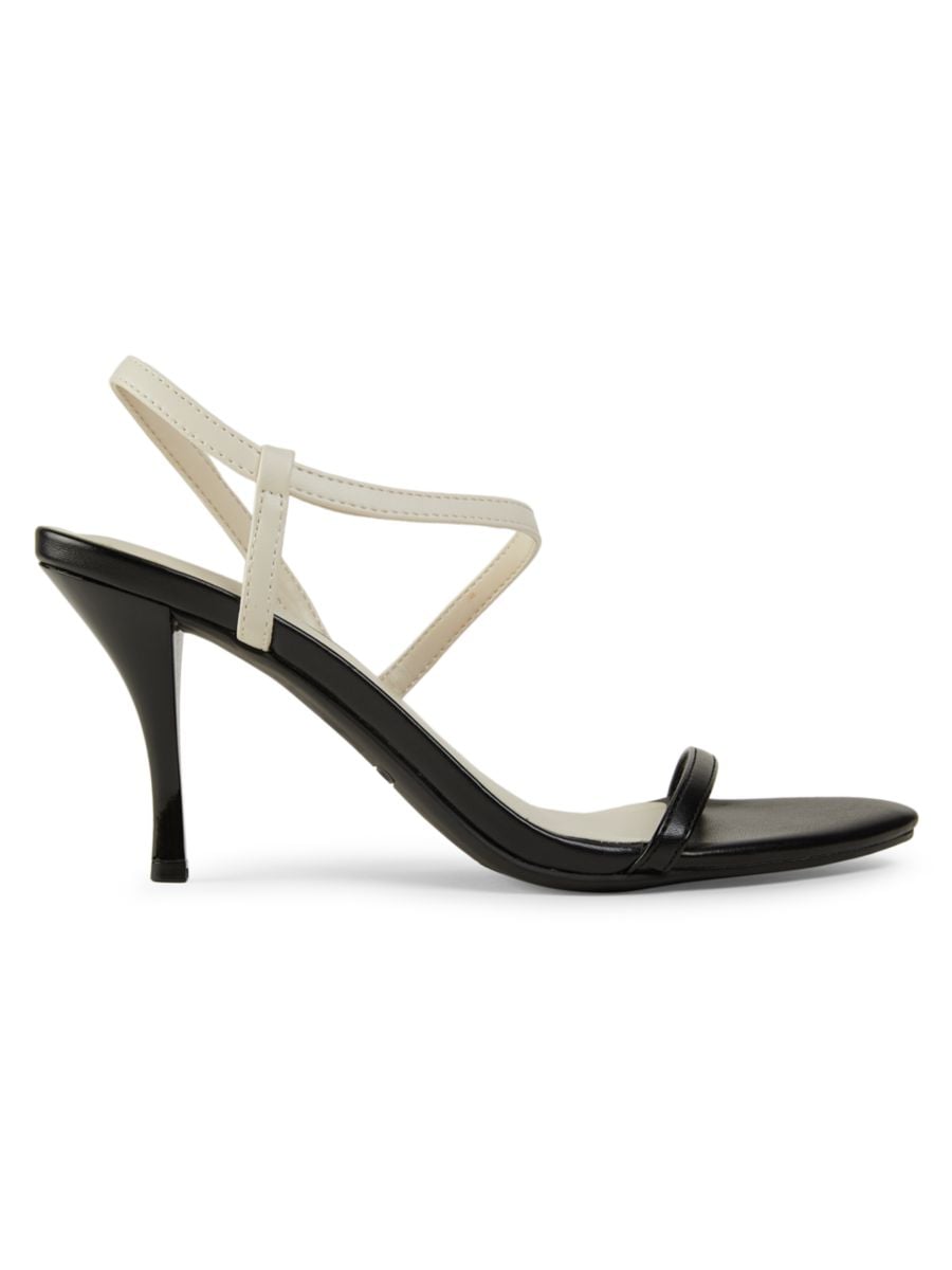 Сандалии с открытым носком Cakely 75 мм Nine West, черный
