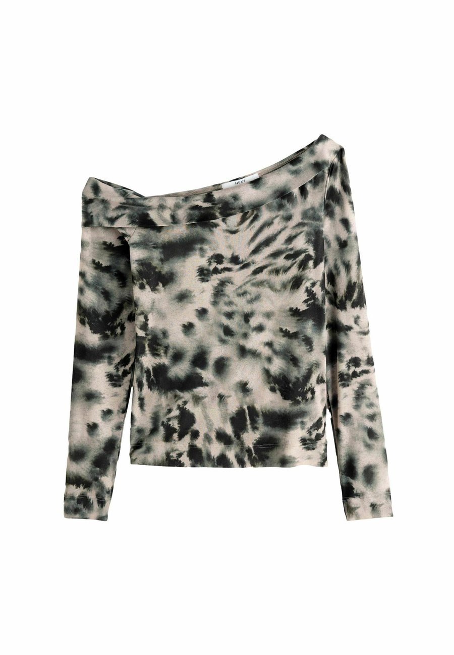 

Топ Next ASYMMETRIC, Animal Print/Pink