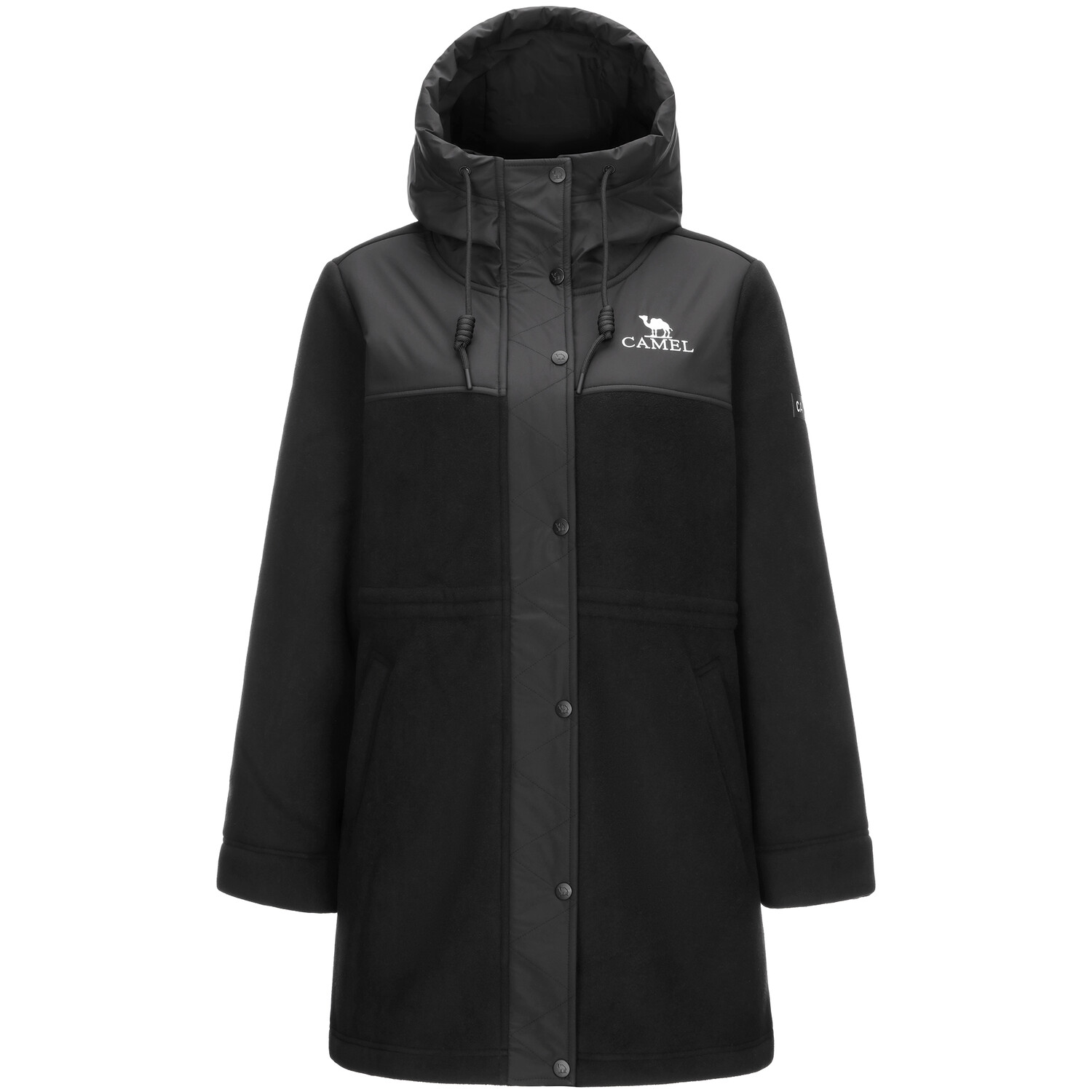 

Бархатная куртка женская Camel, цвет Phantom Black