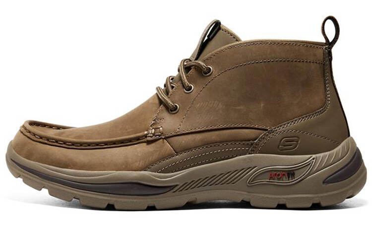 

Skechers Arch Fit Motley Lifestyle Shoes Men Mid-top Brown