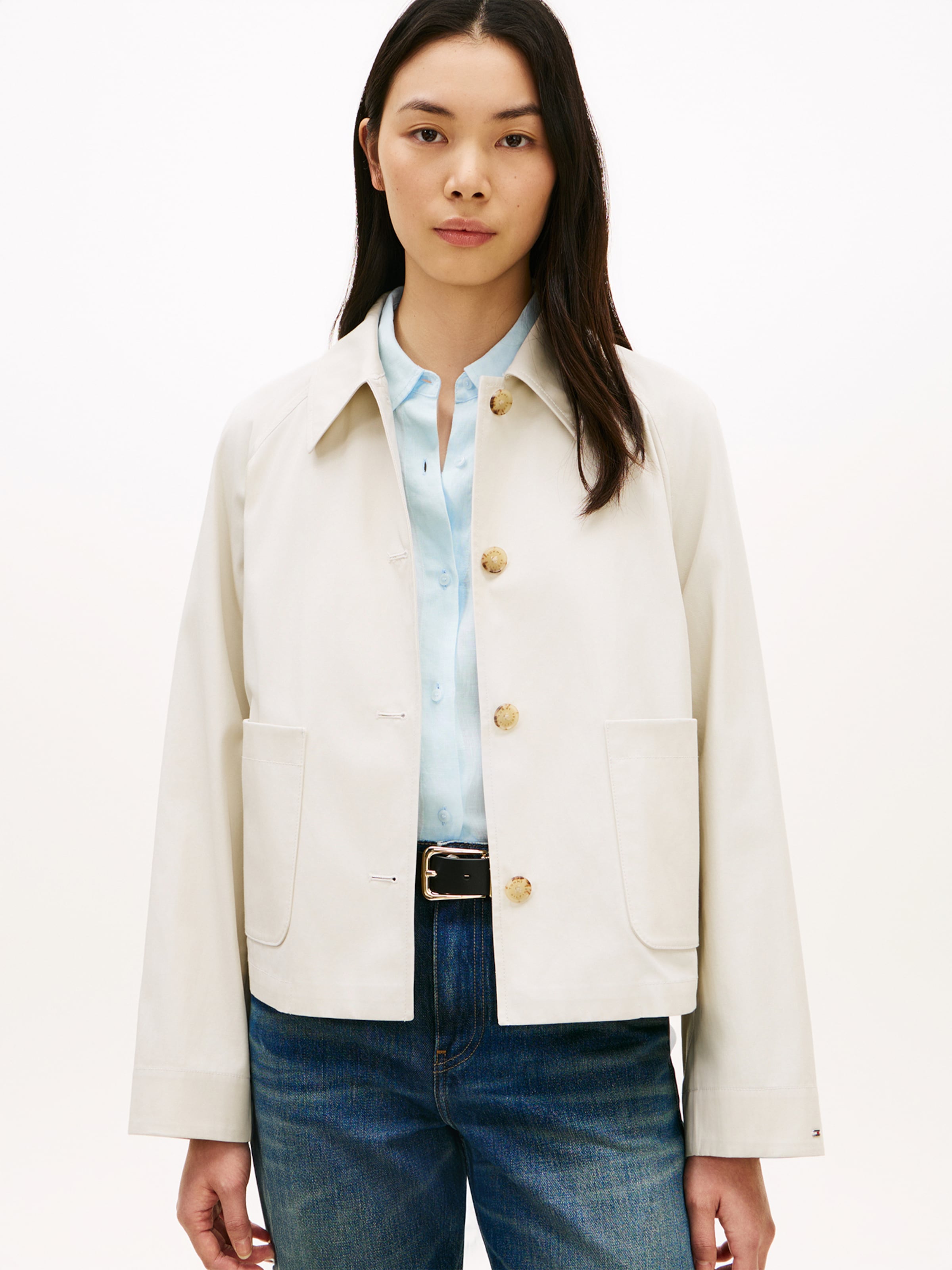 TOMMY HILFIGER Куртка для межсезонья в цвете Cream — фото 3