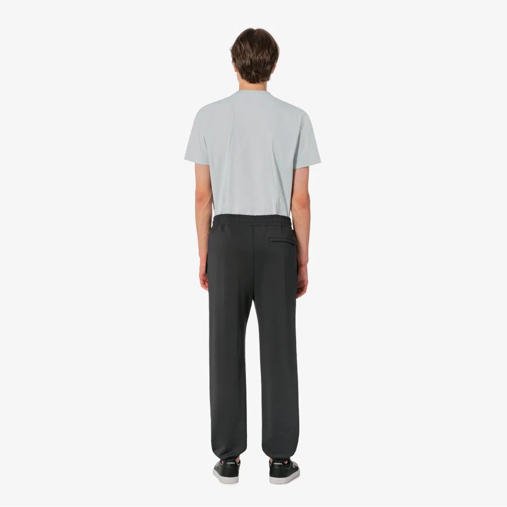 Мужские лёгкие джерси брюки тёмно-серые от Lacoste — фото 3