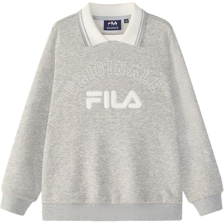 

Американский свитшот M Heather Gray для подростков FILA KIDS, серый