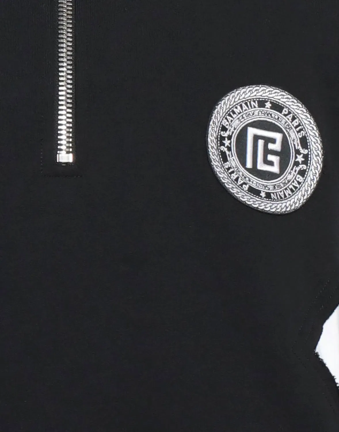 Свитшот с логотипом Balmain Black — фото 4